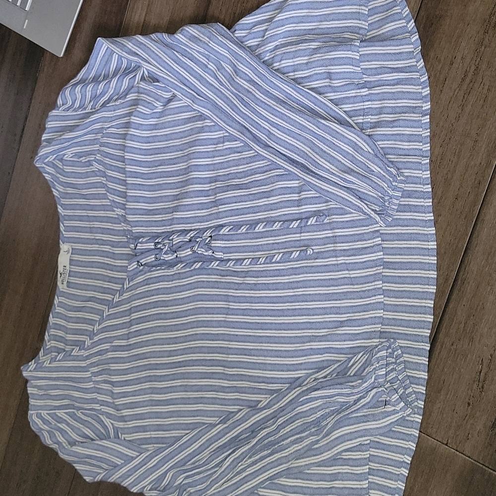 3/$27 Hollister Striped Blouse